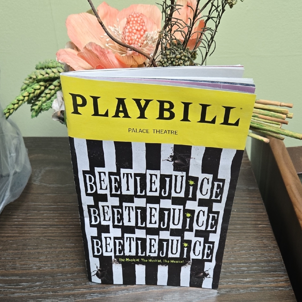 Beetlejuice Playbill from Palace Theatre